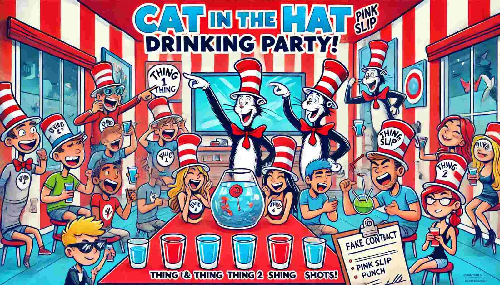 The Cat in the Hat Drinking Game