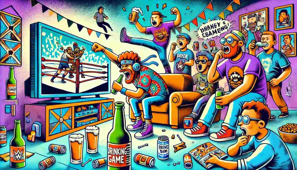 DIY Wrestling Drinking Game