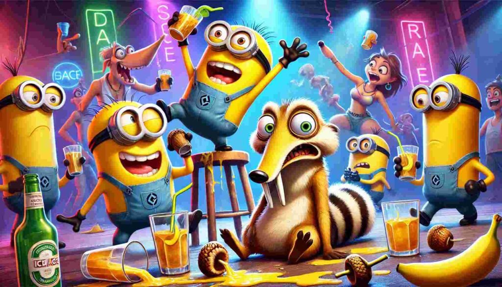 Despicable Me & Ice Age Crossover Drinking Game