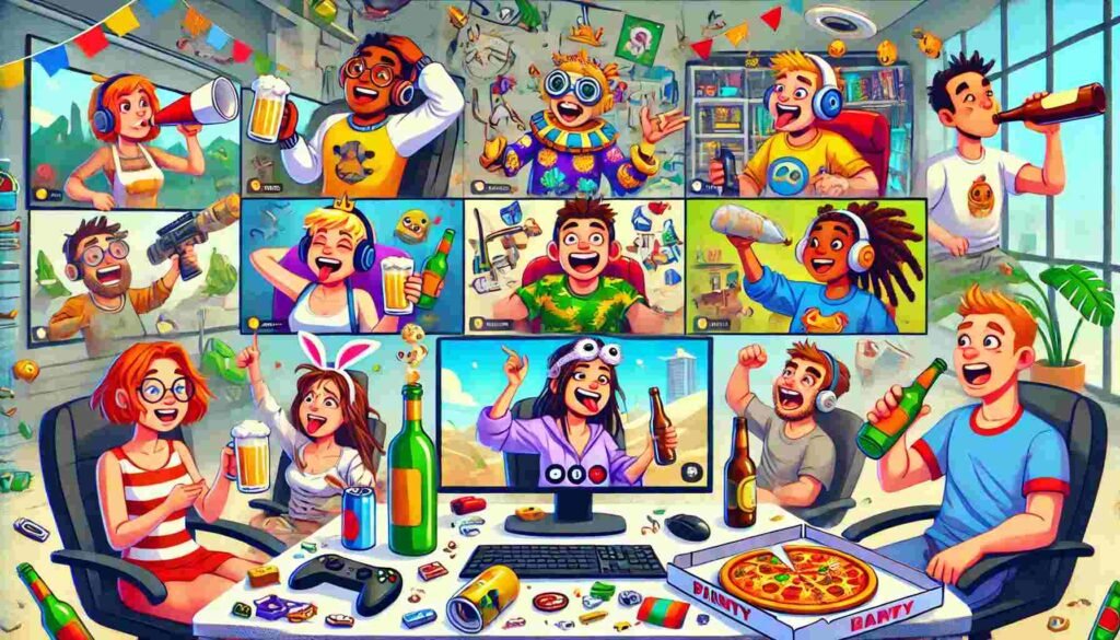 30+ Virtual Drinking Games That Will Slay Your Party Night 4 Fresh and Wild Virtual Drinking Games for Any Group Size