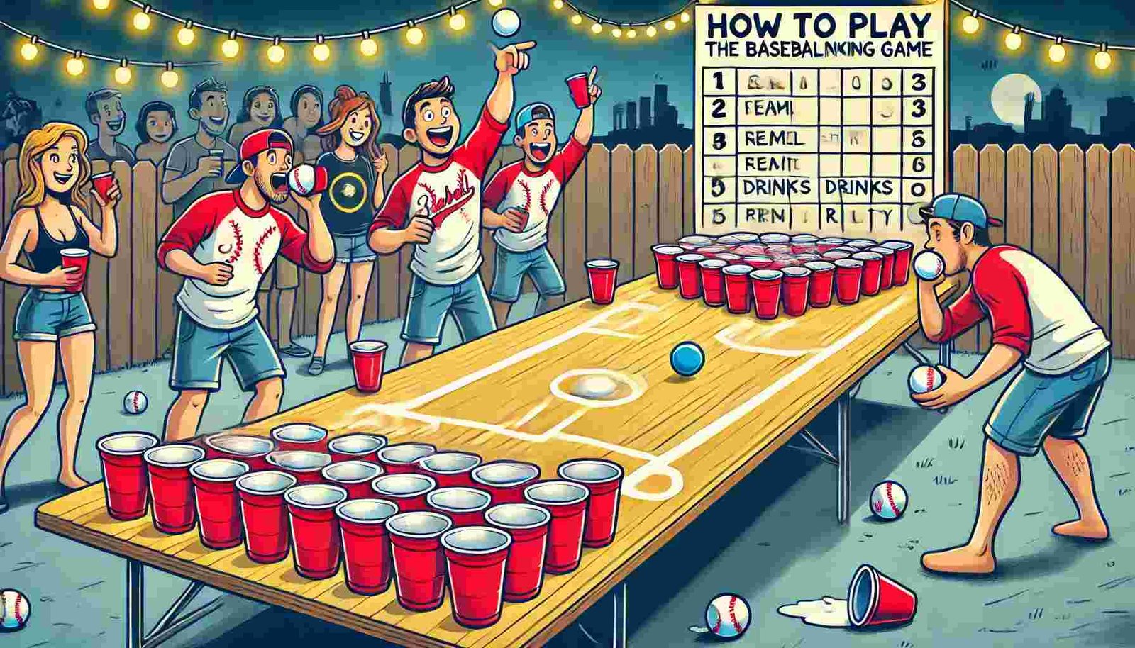 How to Play Baseball Drinking Game