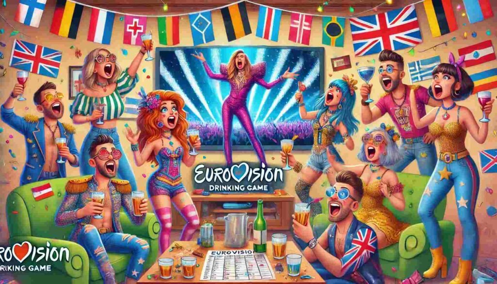 How to Play the Eurovision Drinking Game