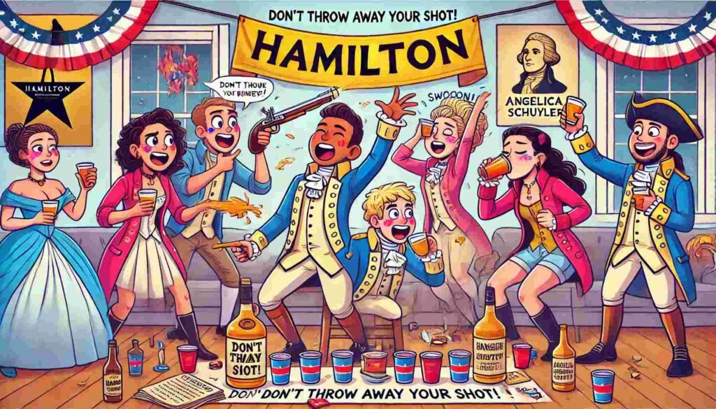 The Ultimate Hamilton Drinking Game: Don’t Throw Away Your Shot 2 How to Play the Hamilton Drinking Game