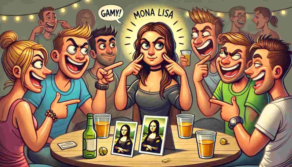 Mona Lisa Drinking Game