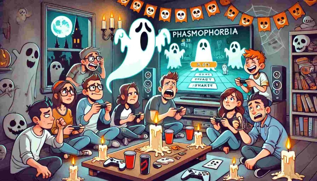 Themed Phasmophobia Drinking Night