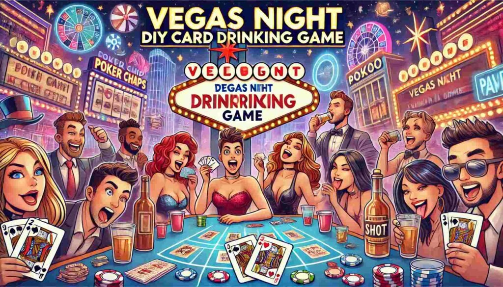 DIY Adult Card Drinking Games: Laugh Hard and Regret Nothing 5 Vegas Night Card Drinking Game