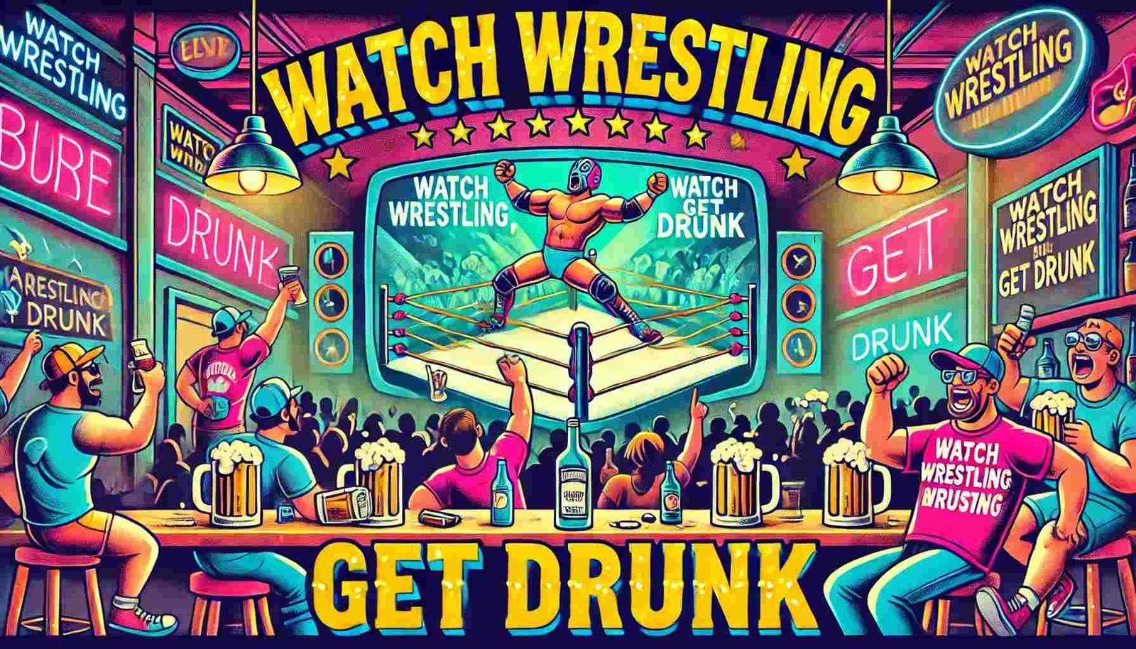 Watch Wrestling, Get Drunk