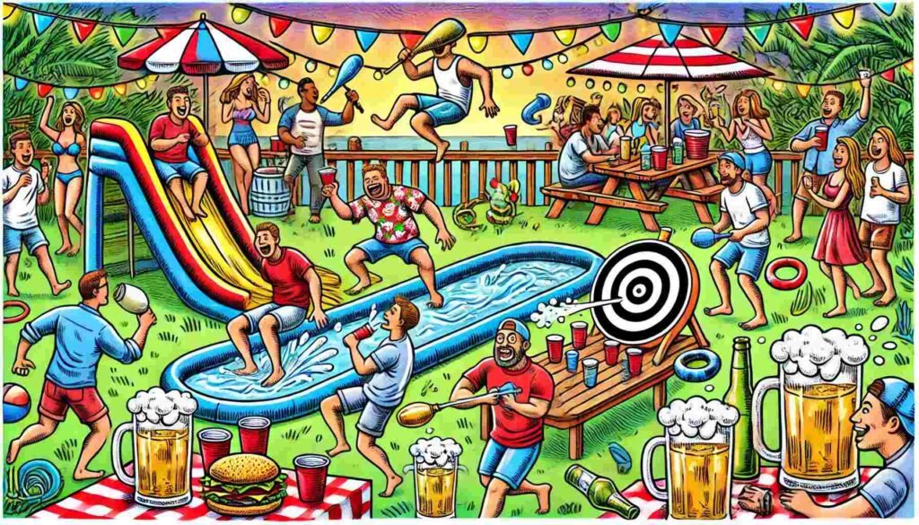 Raise Your Cups! Wild Outdoor Drinking Games Await