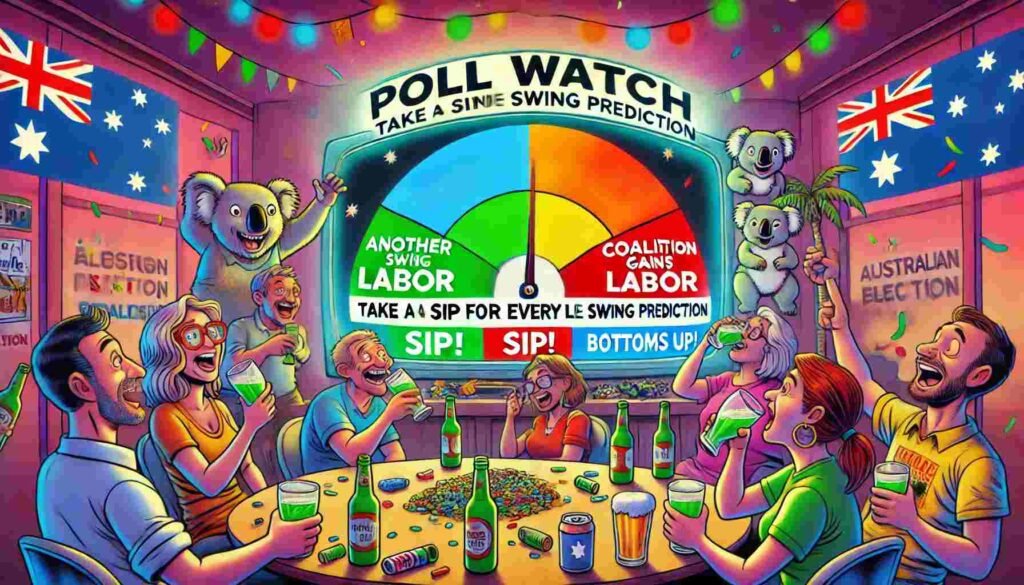 Your Official 2025 Australian Election Drinking Game Plan 4 Australian Election Poll Watch