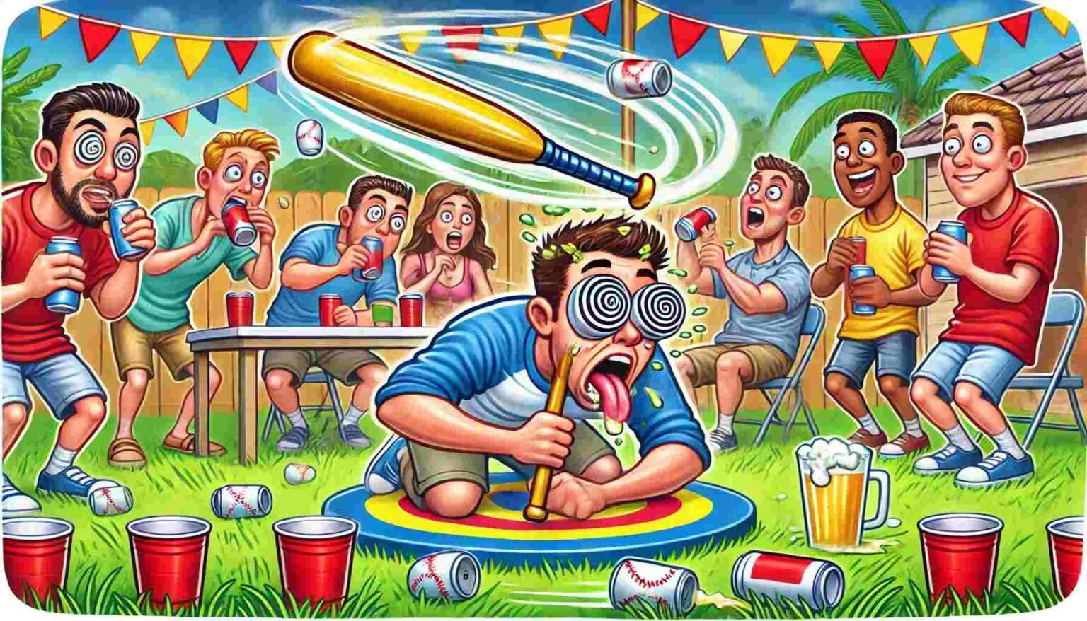 How To Play Dizzy Bat Drinking Game (Without Falling On Your Face…Too Hard)