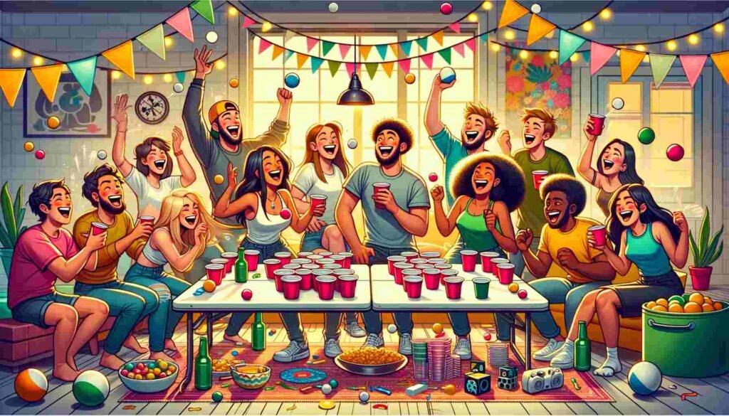 Flong Drinking Game: Beer Pong + Flip Cup Mashup 3 Flong Tournament Ideas