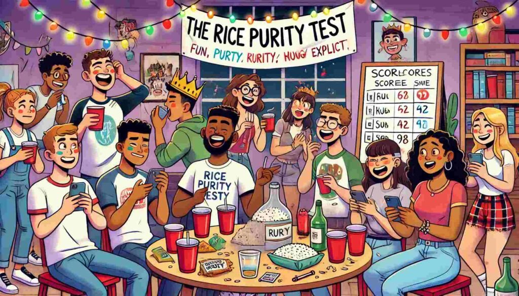 Fun Rice Purity Test Drinking Rules for Any Groups