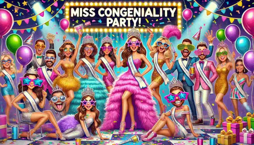 Miss Congeniality Drinking Game: Perfect Date Challenge & Glam Cocktails 4 Miss Congeniality Movie Night