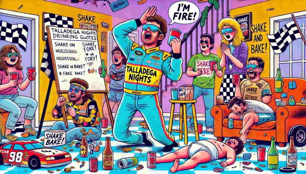 Shake and Bake: The Ultimate Talladega Nights Drinking Game Rules 2 Talladega Nights Drinking Game
