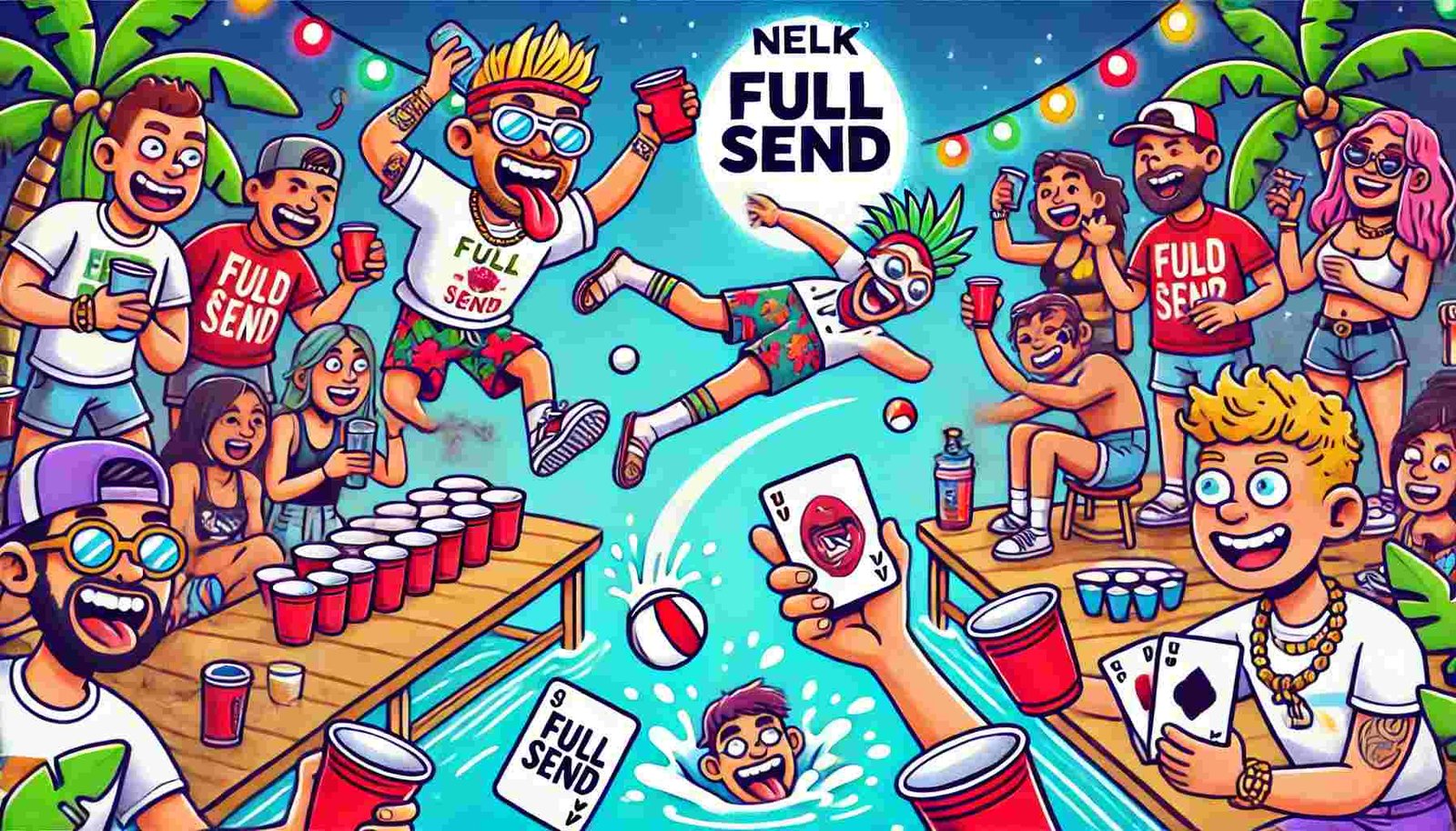 NELK Boys’ Full Send Drinking Game: Savage Dares, No Mercy