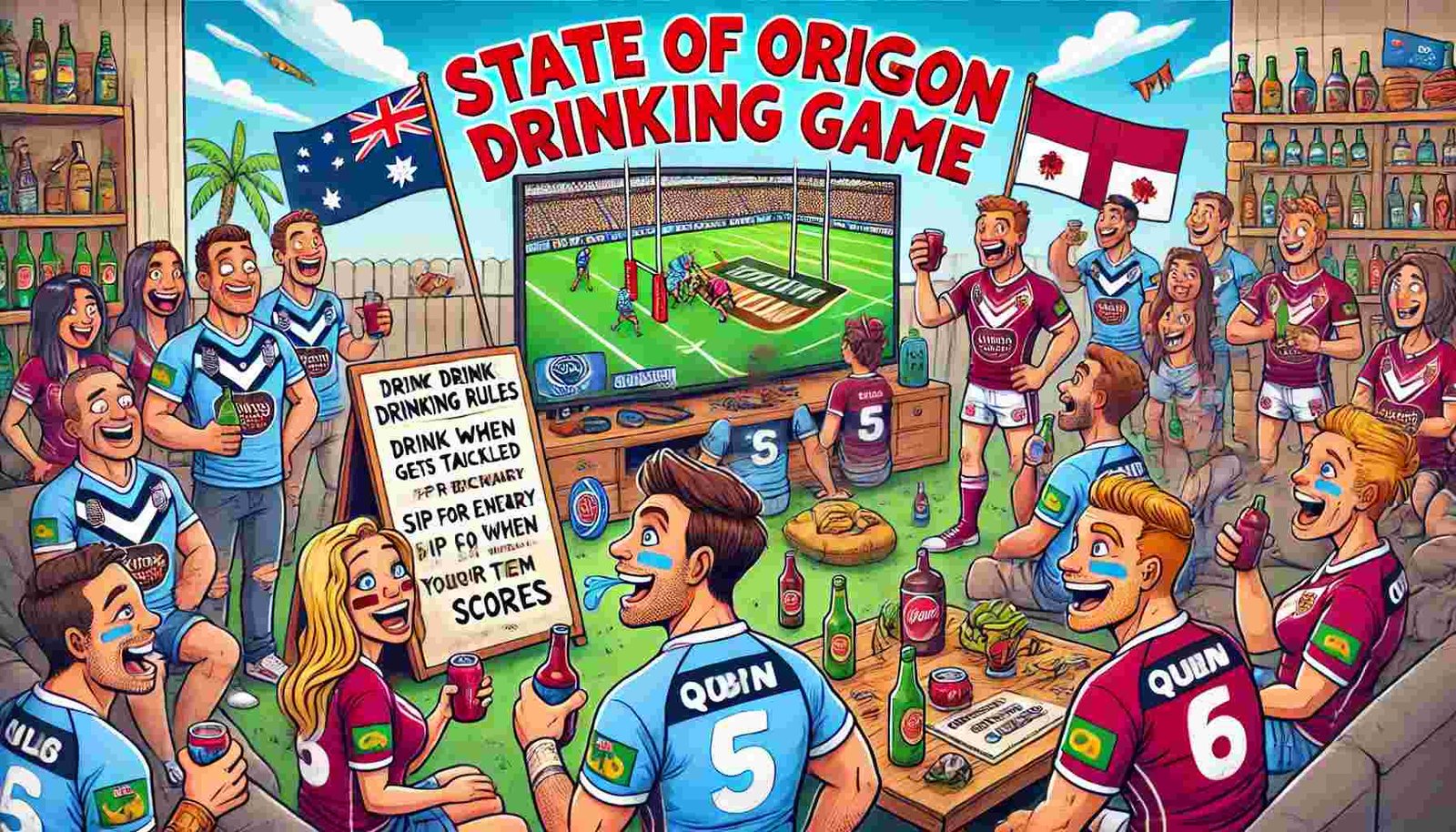 State of Origin Drinking Game