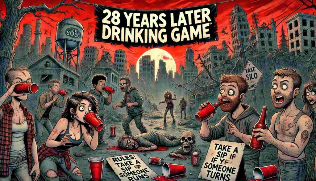 28 Years Later Drinking Game: The Ultimate Zombie Movie Booze-Fest 3 28 Years Later Drinking Game