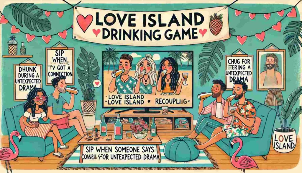 Love Island USA Drinking Game (Season 7 Cast-Specific & Hilarious Party) 3 Love Island USA Drinking Game Rules