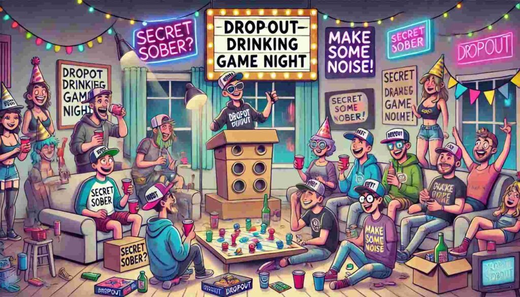Who’s the Sober Saboteur? Play Dropout Drinking Game at Home 3 Recreate the Dropout Drinking Game at Home