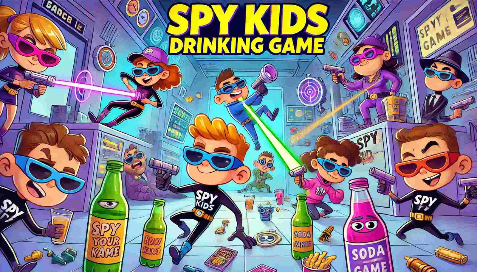 Spy Kids Drinking Game