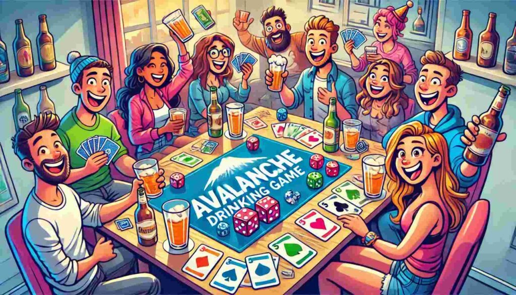 Avalanche Drinking Game Rules: Card, Dice & Creative Variations 2 Avalanche Drinking Game Card Rules