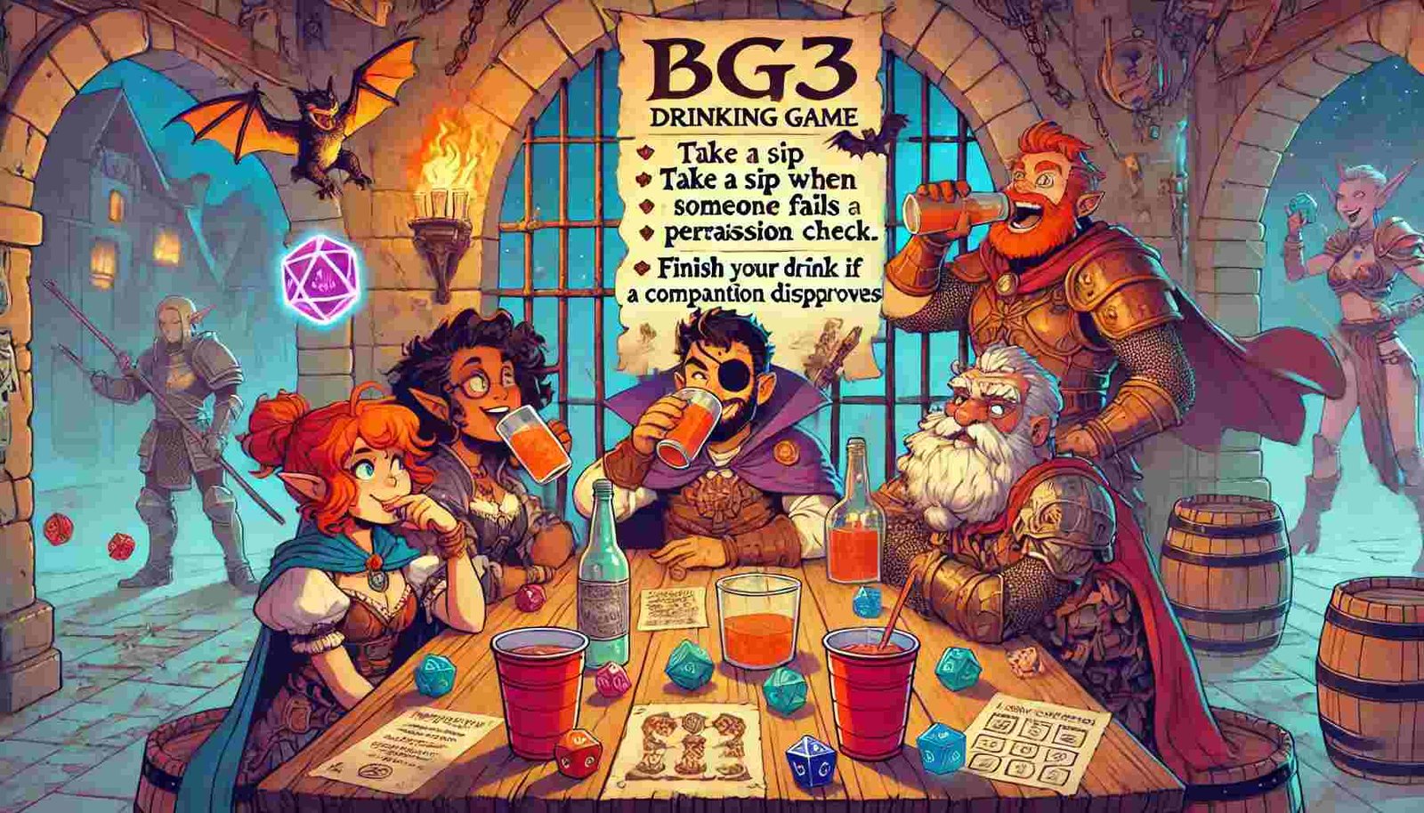 BG3 Drinking Game