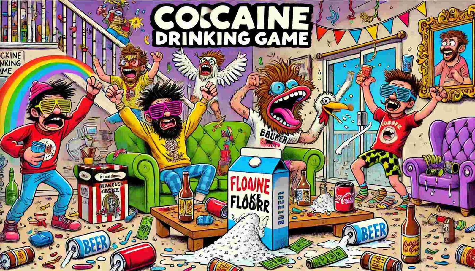 Cocaine Drinking Game