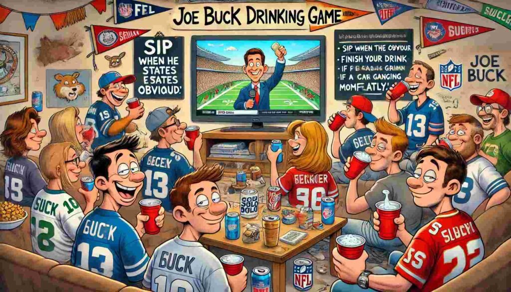 Joe Buck Drinking Game: Turn Every Monotone Call Into a Party Play-by-Play 3 Creative Rules of the Joe Buck Drinking Game