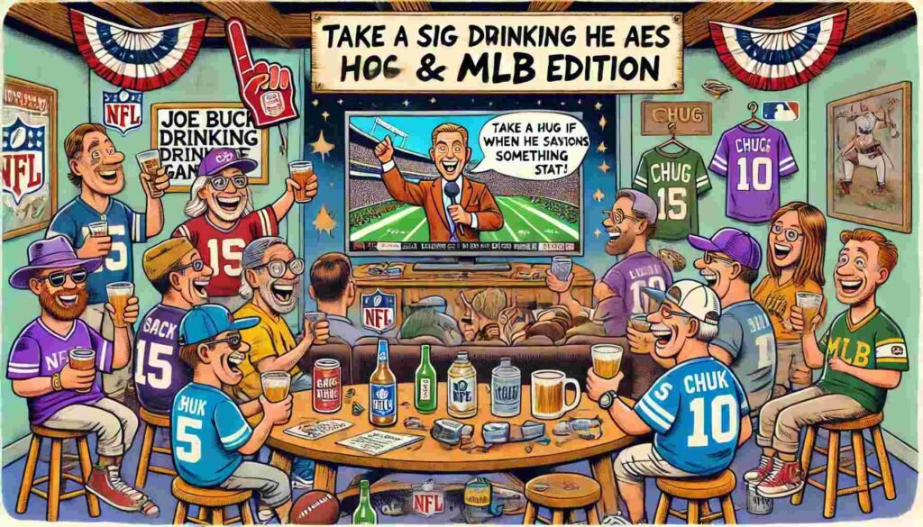 Joe Buck Drinking Game: Turn Every Monotone Call Into a Party Play-by-Play 2 Joe Buck Drinking Game