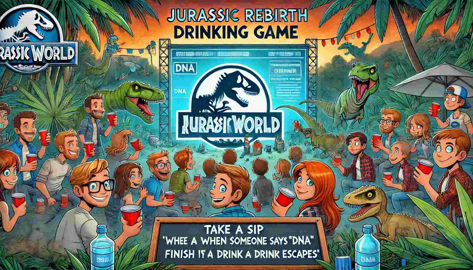 Jurassic World Rebirth Drinking Game