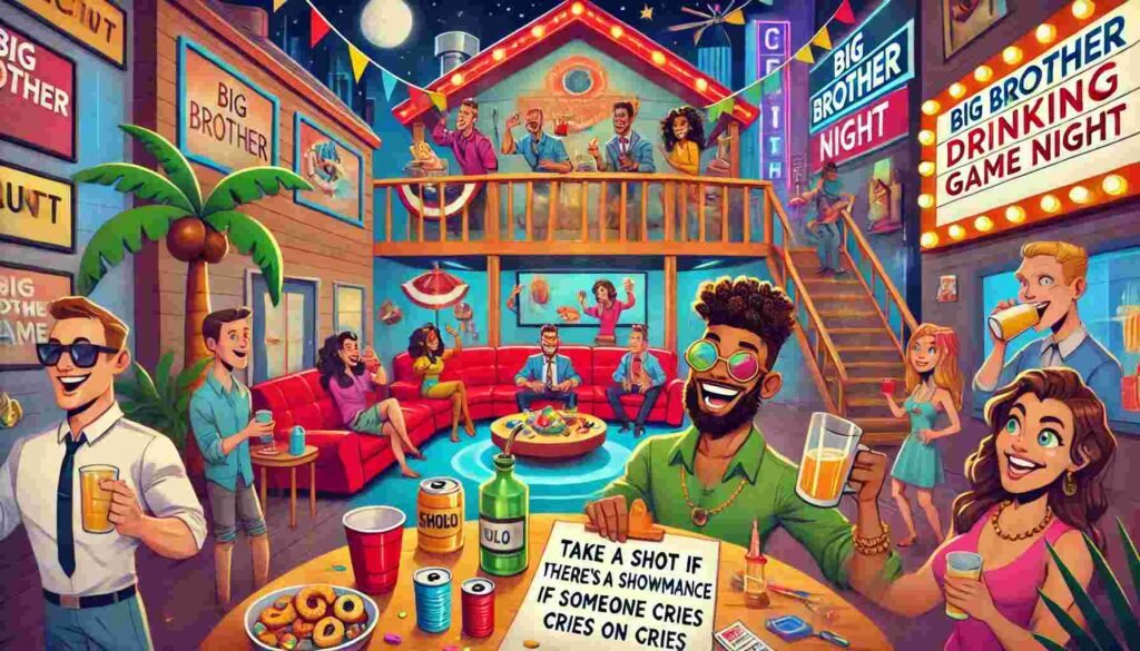 Reality Show Big Brother Drinking Game