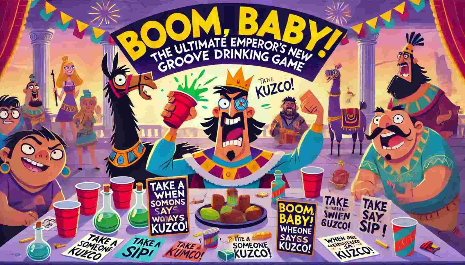 The Ultimate Emperor’s New Groove Drinking Game