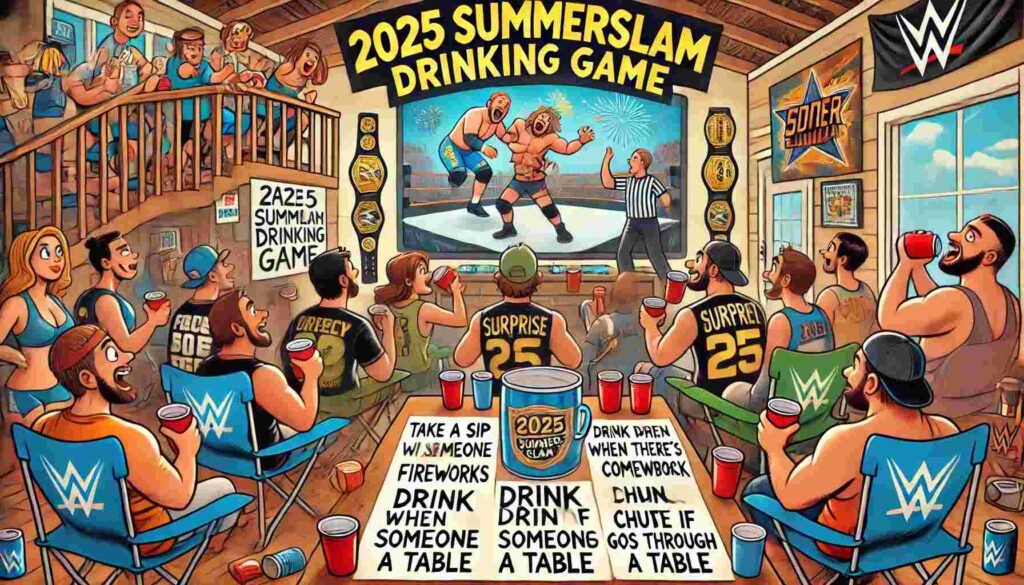 2025 SummerSlam Drinking Game: Join the Ultimate WWE Bash 3 2025 SummerSlam Drinking Game Rules