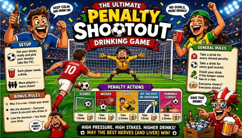 Penalty Shootout Drinking Game